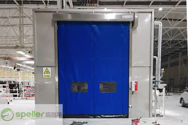 高潔凈不銹鋼拉鏈快速卷簾門(mén)